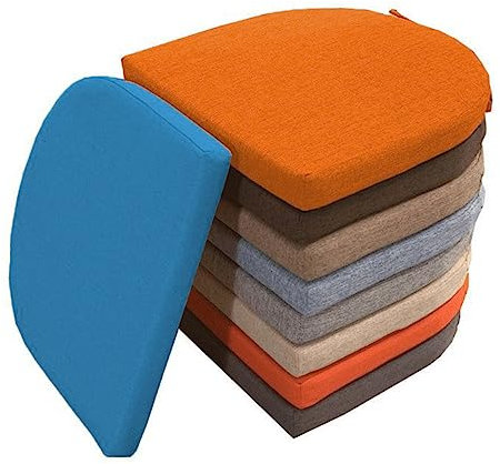DG Catiee Stuhlkissen, dickes Sitzkissen, U-förmig, Esszimmer, rutschfest, für Zuhause, Küche, Terrasse, Büro, 5/8 cm (40 x 40 x 5 cm, Kaffee)