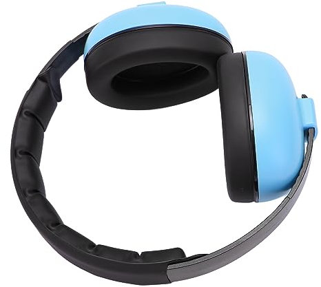 ZJchao Baby EarMuff, Noise Cancelling Earmuff for Toddler Infant, Peaceful Environment, Noise Reduction, Enhancement Cover, ABS Material, Suitable for Concerts, Airplanes (Blue)