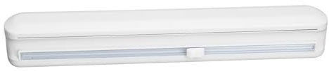 Distributeur de Film Plastique, Efficace pour Film Alimentaire et Feuille, Taille de Réglable pour la Cuisine, Matériau ABS (S (28 cm de hauteur))