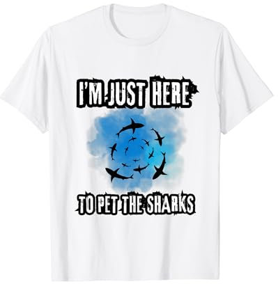 Tauchen mit Haien Haitauchen Haitaucher shark diving T-Shirt