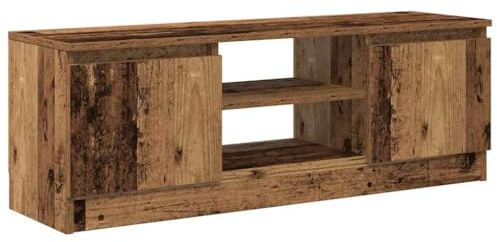 vidaXL TV Cabinet Old Wood 102x30x36 cm Engineered Wood, TV stand, media cabinet, HiFi cabinet, TV unit, media unit, side cabinet, sideboard