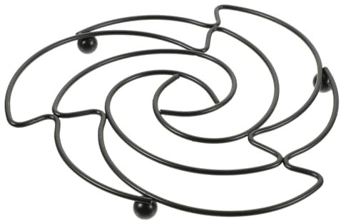 Cabilock Mantel Individual de Hierro Almohadilla para Ollas Aislamiento Térmico Decoración Elegante para Cocina y Tapete Antideslizante Protector de Mesa