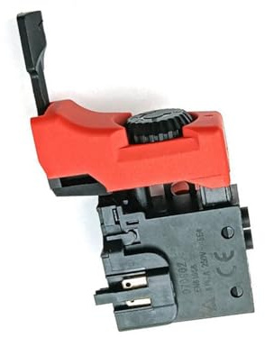GIWFBQTR Botón de Gatillo de Control de Velocidad del Interruptor de Herramienta Eléctrica 343409980 para Taladro de Metab SBE650 BE561 560