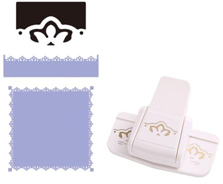 Rdxanc Compacts Embossing Label Maker Border Embossing Punches Embossing Machine for Home School and Office Paper Cutter