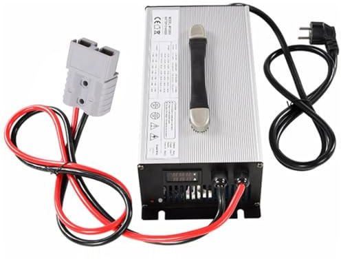 WLEJSL Chargeur Batterie pour Chariot Élévateur 1500 W 60 V 20 A avec Prise Anderson 50 A/120 A/175 A/350 A pour Transpalette et Autolaveuse,120a