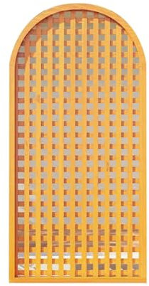 CQCCQ Sichtschutzzaun aus Holz for den Außenbereich, Stützrahmen for Pflanzen im Terrassengarten, freistehender Raumteiler, for das Büro im Hinterhof(Yellow,60x120cm)