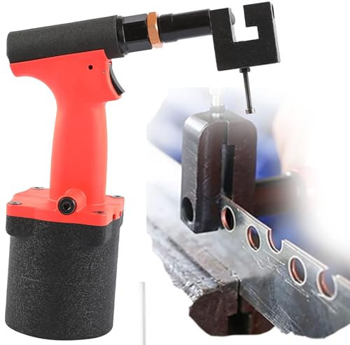 Industrial Pneumatic Hole Punch Tool for Metal, High Precision Deep Punching Gun for Doors, Windows, and Factory Use