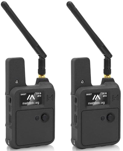 Juego de 2 placas Wio Tracker L1 con batería de 3000 mAh y juego de funda – Wio SX1262 nRF52840 Kit de módulo para Ar duino Meshtastic LoRa, Blue Tooth 5.0, GPS GNSS, OLED de 1.3 pulgadas, batería