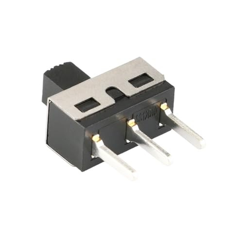 10 pezzi Interruttore a levetta scorrevole SS12D10 Piedini dritti/SS12D06 Piedini ad angolo retto Micro-power Ingranaggio scorrevole orizzontale inserito direttamente(SS12D10)