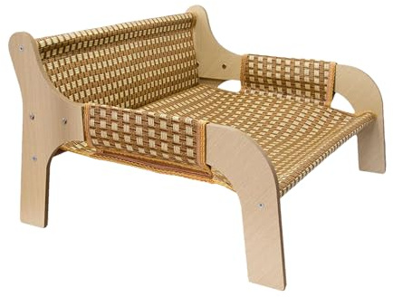 Lpoppcx Katzen Couch, Hundebett Katzen Hängematte Couch, Atmungsaktives Möbelstück Kühlliege Für Sommer Wohnzimmer Schlafzimmer Hundesofa Für Kätzchen Kleine Hunde