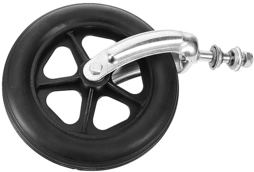 CIYODO Ersatz Vorderrad mit Lager Breites Rad Vordergabel Frontfork Assembly für und Gehwagen Zubehör Stabile Lenkung und Verbesserte Traktion