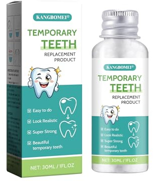 Kits de empastes dentales temporales, kit de reparación de empastes dentales, perlas de reparación dental para la fijación temporal de empastes dentales faltantes y rotos