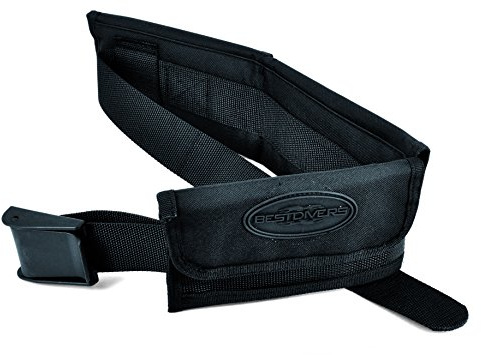 Best divers ZI0100 Bauchgurt Sub mit 3 Tasche, Nylon Schnalle