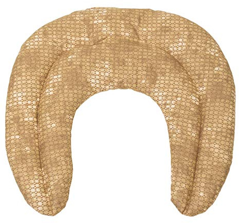 Cuscinetto termico ricurvo e diviso en 2 compartimenti - batik oro - Noccioli di ciliegia - Cuscino per il collo per terapia calda e fredda