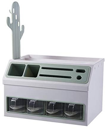 Couteau de cuisine en plastique Porte-bloc Couteaux Scissor Arts de la table Support de rangement Tribune Assaisonnement rack Fruit Organisateur Couteau bloc de couteaux (Color : Green)