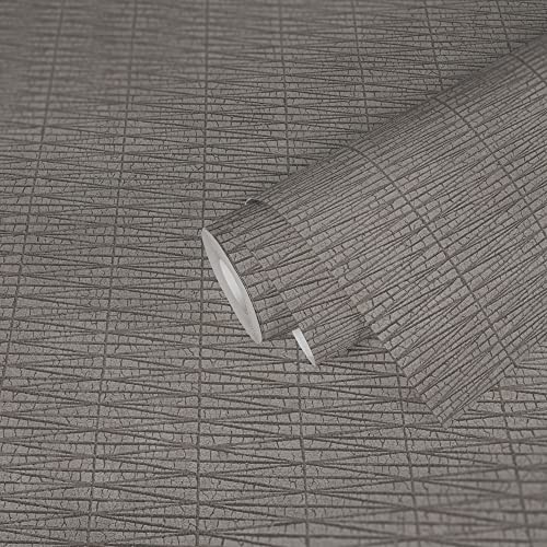 A.S. Création Struktur Tapete Grau Silber Vliestapete Metallic Effekt Skandinavisch 385976 10,05x0,53m Made in Germany