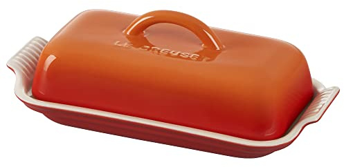 Le Creuset Stoneware Heritage Butter Dish, Flame