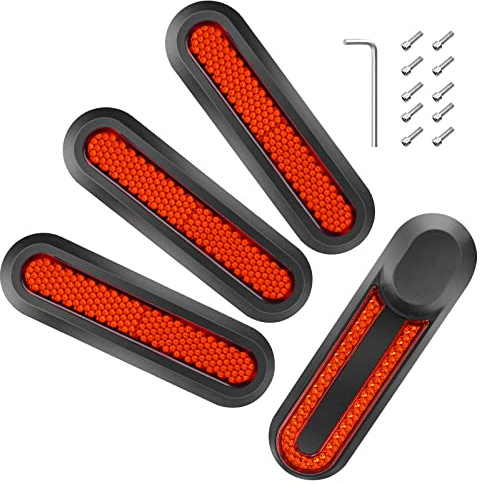 Ainiv Reflektierende Hinterradabdeckungen, 4er Set Scooter Ersatzteiil