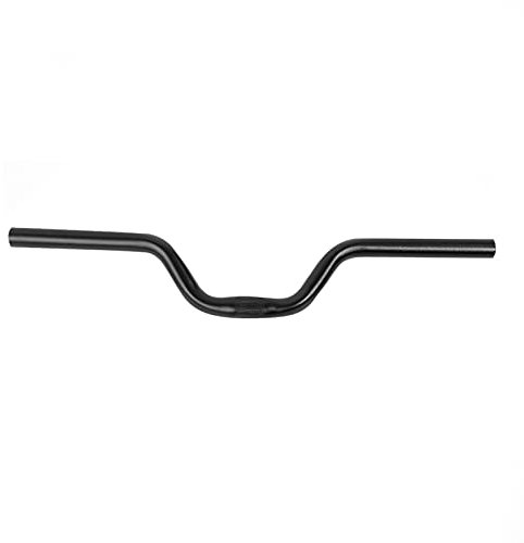 KIMISS 1 * Manubrio per Bicicletta in Alluminio per Bici, Barra Fissa, Manubrio 25,4mm * 520mm (Nero) (Nero)