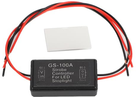 Flash Strobe Controller 12V-16V DC Car Flasher Module Car Smart Flash Strobe Controller Per LED High Mount Brake Fanale Posteriore