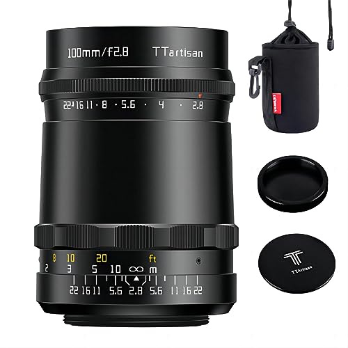 TTartisan 100mm F2.8 Vollformat-Seifenblasen-Bokeh-Objektiv, kompatibel mit M42-Mount-Kameras