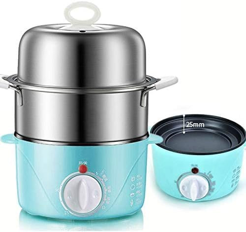 OUSIKA 350W Electric Steamer Double Layer Electric Egg Boiler Steamer Cooker Cooking Machine Kitchen Tool Household Steam Cooker Steam