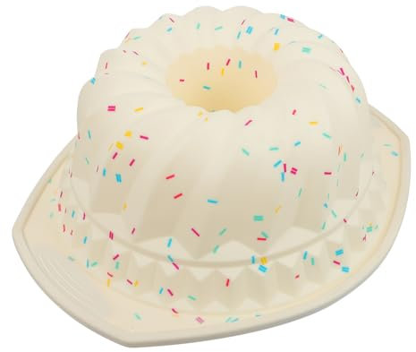 Ciieeo 1Stk Spiralförmige Kuchenform runde Backform Käse-Savarin-Form Silikonformen pfannenwender Restaurant Savarin Schimmel herausnehmbare untere Savarinform waschbar