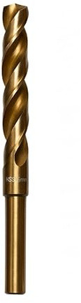Premium Quality HSS M35 Cobalt 5% Metal Twist Jobber Drill Bit - Normal Shank/Reduced Shank 13mm - Drilling Stainless Steel & Hard Steel Metal Wood Aluminium Plastic (1, 14mm x 151mm)