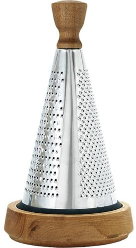 Muteitt Rallador De Queso Rallador De Acero Inoxidable con Base Rallador Doméstico para Queso, Chocolate, Verduras, Rallador De Pan De Maíz Multifuncional para Cocina