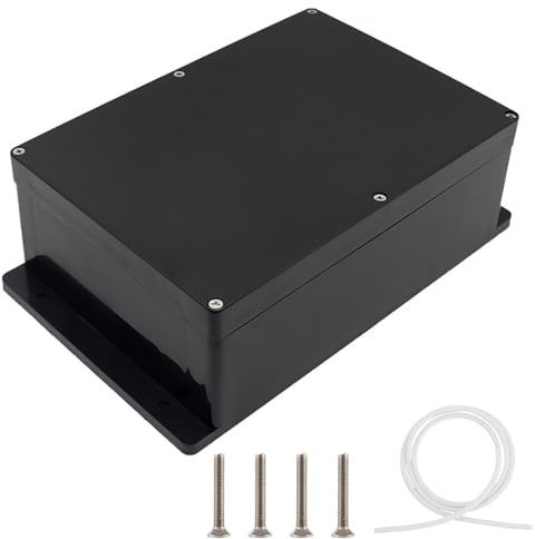 WOPPLXY boite derivation etanche IP67, 263 x 182 x 95 mm boite de derivation etanche exterieur en plastique (noire)