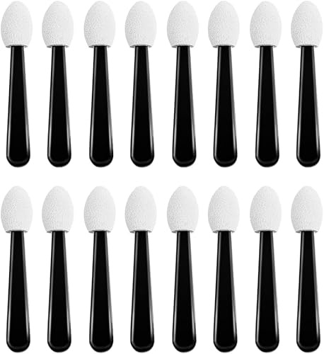 100Pcs Small Eyeshadow Applicators Eye Shadow Sponge Applicator Sticks Eye Makeup Applicators Sponge Tip Make up Applicators Makeup Brushes Tools