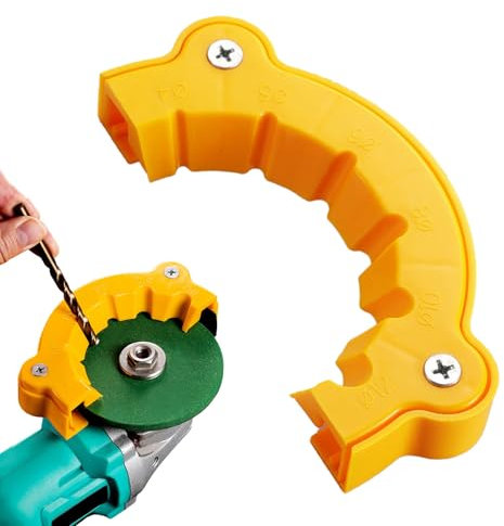 Afilador De Brocas Para Amoladora Angular - Herramienta De Esmerilado Para Ángulo De Brocas,Herramienta Multiusos Portátil Y Precisión Para Metal, Madera, Construcción Y Bricolaje