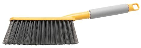 Generic Pincel de Polvo de Polvo de Escoba de Mano, Cepillo de Barrido de área de área Grande de Cobertura Bristle Suave Práctico Suave con Largo para el Dormitorio (Limon Amarillo)