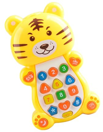 Wdbild Toddler Music Phone Learning Toy With Cartoon Animal Shape Imagination And Auditory Training Sensory Smartphone Musical