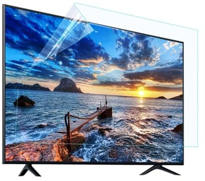 tyfuture Givré TV Écran Protecteur PET Filtre D'écran Antireflet Anti-rayonnement Protections D'écran Réduit La Fatigue Oculaire pour Téléviseurs HD LCD LED OLED(65 inch 1429x804mm)
