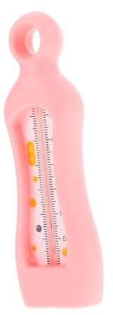 SECFOU Babybadethermometer für Neugeborene mit Einfacher Bedienung und Tragbarem Design aus Pp für Sicheres Baden zu Hause und Angenehme Badzeit