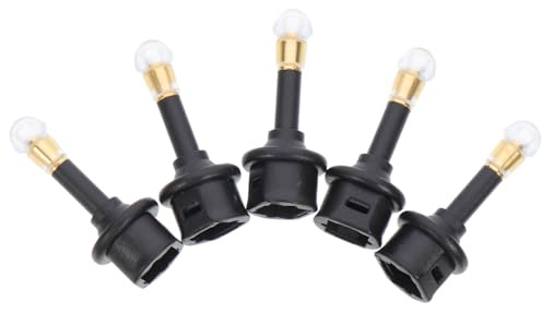 BESPORTBLE Adattatore Audio Ottico Digitale Femmina a Jack 35 MM Uscita Cuffie Riconoscimento Formato Automatico Set da 5 Pezzi Compatto e Portatile per Uso Multimediale