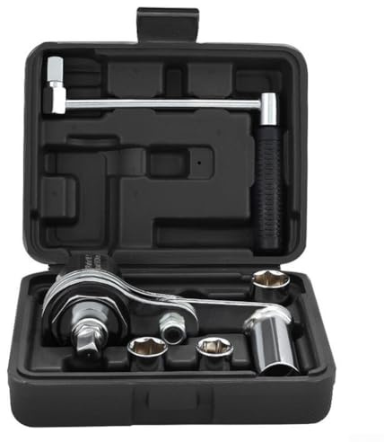 HanOaki 1,27 cm Drehmoment-Multiplikatorschlüssel, 16:1 Übersetzung, 680 Nm, maximales Drehmoment für Auto, LKW, SUV, Radmutterentfernung mit 17/19/21 mm Steckschlüsselsatz