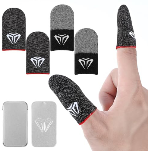 Manchon de pouce Gamer en fibre mince pour gants anti-transpiration mobiles | Mains moites, défilement intelligent des doigts