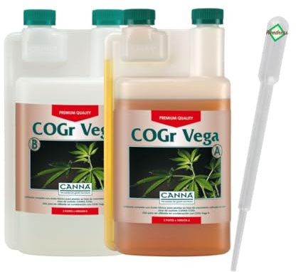 Canna COGr Vega A&B 5 litro - Abono hidropónico Sustrato de coco Cultivo de coco en interiores