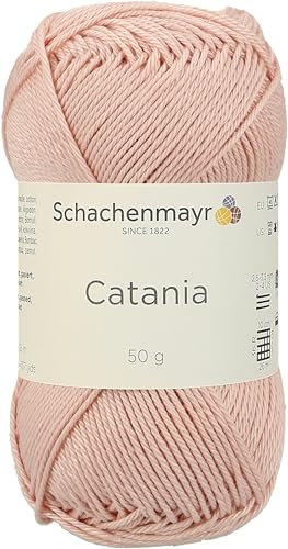 Schachenmayr Catania Filato, 100% Cotone, Rose Gold, 11.5 x 5.2 x 6 cm, 125 unità