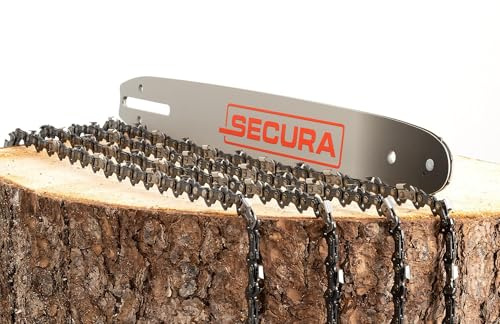 SECURA 4x Sägekette + 1 Schwert 35cm Arbeitslänge kompatibel mit Dolmar: PS32 | PS32C | PS33 | PS330 | PS34 | PS340 | PS341 | PS35 | PS350 | PS35C TLC | PS 39 | PS390 | PS4 | PS420C | PS45