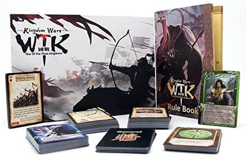 War of The Three Kingdoms: Chinese Historical Strategy War Board Game Brettspiele Krieg der DREI Reiche Kriegsparteien Card Game（Deutsch） guozhan WTK