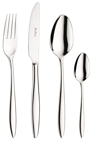 Pintinox, Set 48 Pezzi Posate Tavola Romanino, Acciaio Inox