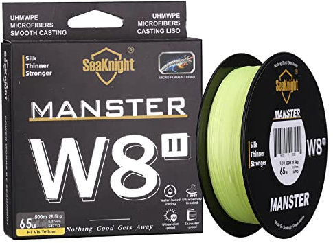 SeaKnight W8 II 8 Fach Angelschnur Geflochten Salzwasser 150M/300M/500M PE Geflochtene Angelschnur 8 Stränge Karpfen Angelschnur Forelle 15-100LB