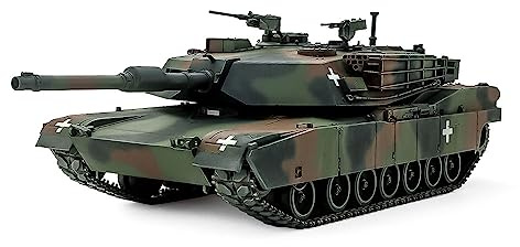 TAMIYA 25216 1:35 US M1A1 Abrams Ukraine - Modellbausatz,Plastikbausatz, Bausatz zum Zusammenbauen, detaillierte Nachbildung, Panzer Bausatz