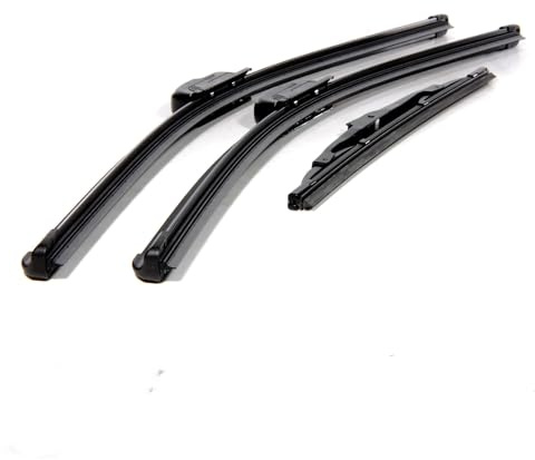 Coche Escobilla limpiaparabrisas Delanteros Traseros para Jaguar X-Type 2003-2009 Estate, 22 18 14, Juego de Escobillas Parabrisas Planas, Todos Los Climas de Ventana Limpi