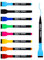 8 Stück Whiteboard Marker, 8 Farben Magnetische Whiteboard Stifte, Folienstift Abwischbar mit Radiergummi, 2 in 1 Kreidemarker 1-2mm, Trocken Abwischbare Marker für Zuhause Schule Büro