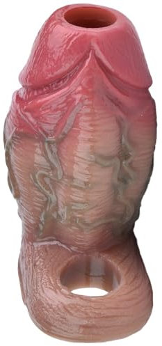 Masculino Engrosar Y Alargar La Funda Para El Pene De Silicona Time-Lapse Para El Pene Anillos Para El Pene Juguetes Sexuales Time-Lapse Asistidos Por Parejas (009)