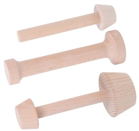 Gatuida 3piezas Moldes De Madera Para Tartaletas De Huevo Antiadherentes Para Repostería Herramientas De Bricolaje Para Hornear Tartaletas